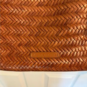 Loeffler Randall Tan Woven Leather Handbag